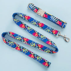 Graffiti Collar and Leash Set